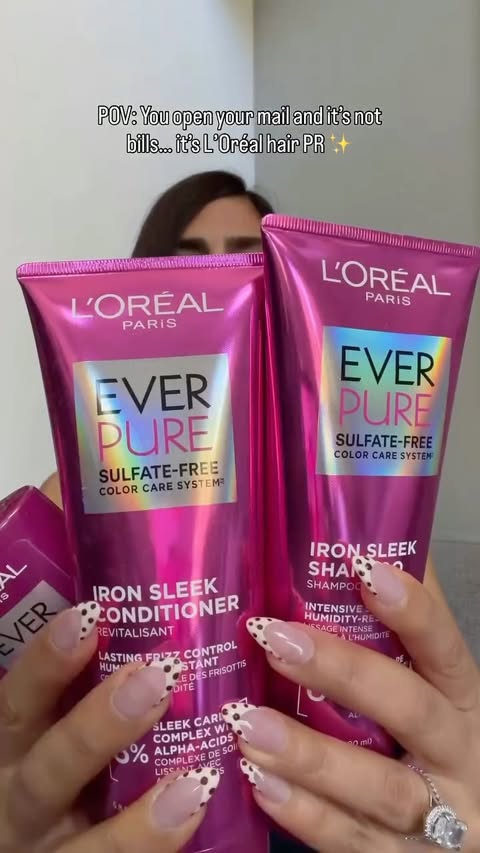Instagram post by an influencer for L'Oréal Paris. Caption reads: POV: The glow-up starts the second the L’Oréal PR....