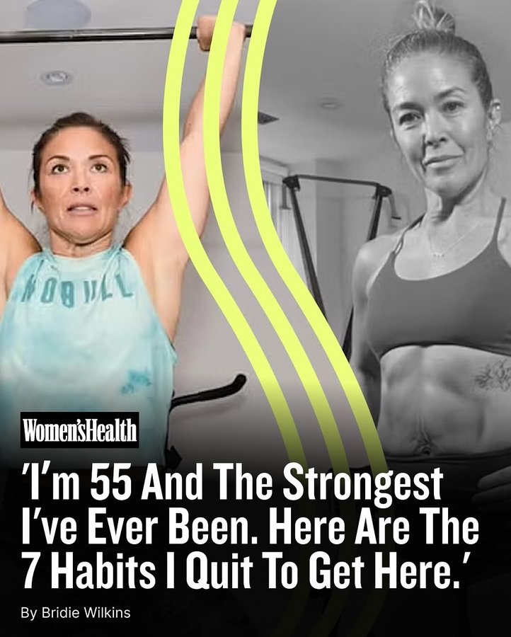 Instagram post by @strongr_movement for CrossFit. Caption reads: “Now, Moore does CrossFit several times a week and....