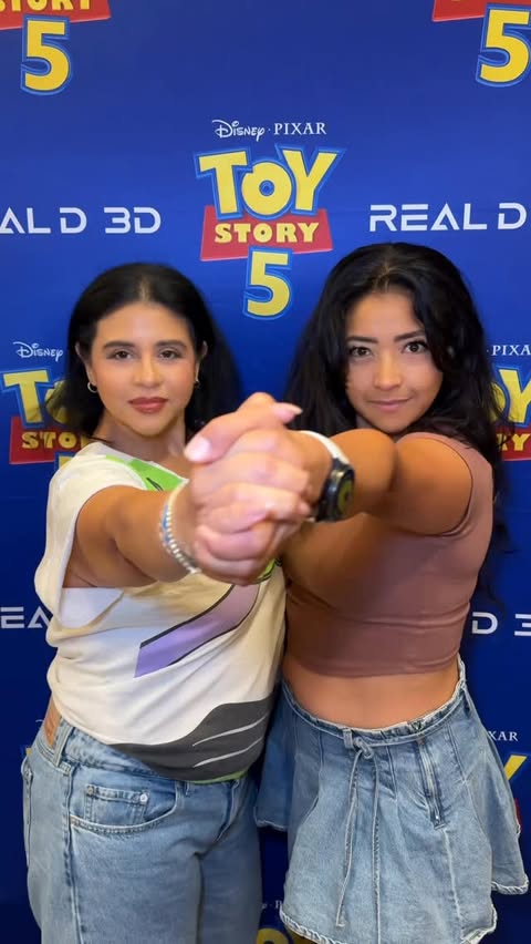Instagram post by @cyn2city for AMC Theatres. Caption reads: [...] to watch @toystory in @reald3d at....