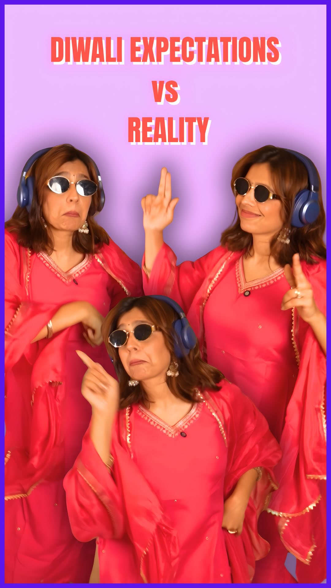 Instagram post by @srishtigangulirindani for JBL. Caption reads: Somewhere, a husky-voiced narrator just got....