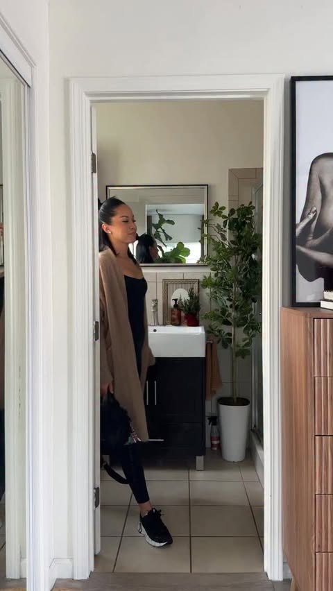 Instagram post by @mariejay for Sally Hansen. Caption reads: holiday party season with my signature red nails.....