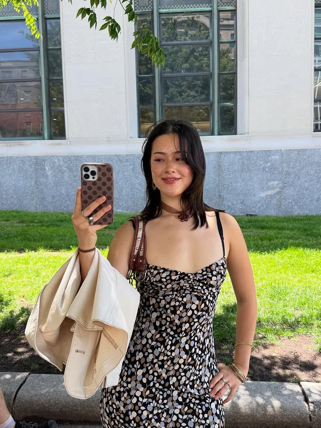 Instagram post by @sophiadelvo for Pela Case. Caption reads: [...] my music so i can design my own @pelacase....