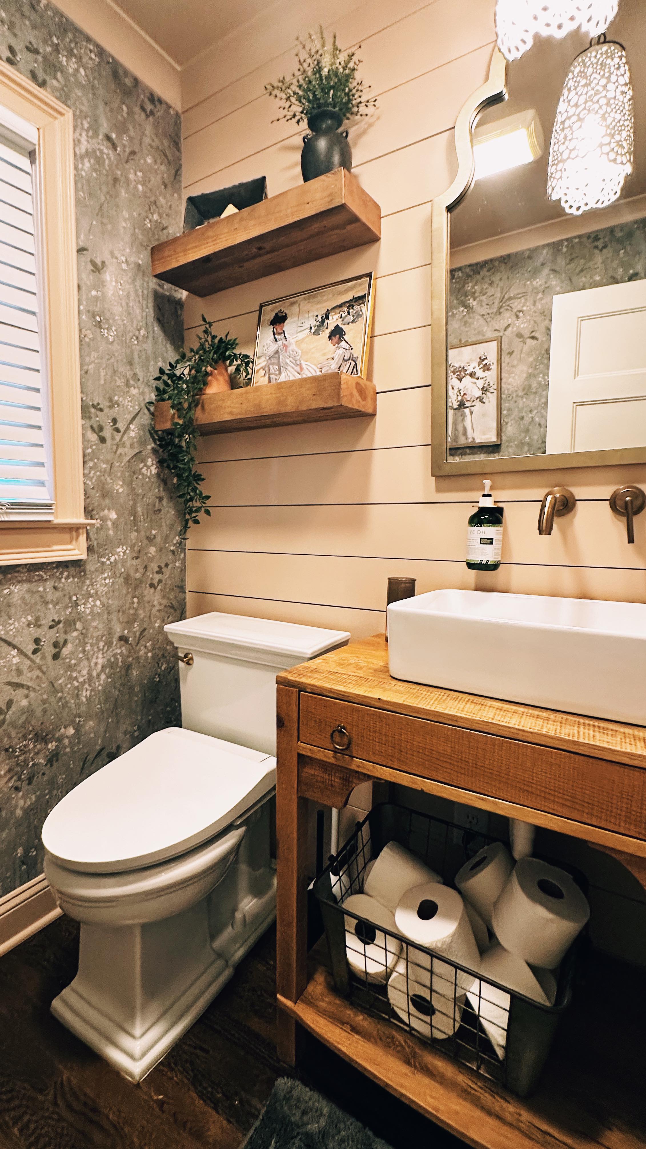 Instagram post by @strollinginthesuburbs for KOHLER. Caption reads: Thanks to @kohler our guest and my family are....