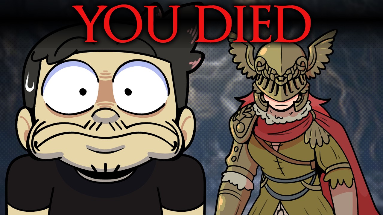 YouTube post by @Choctopus for Shop Titans. Caption reads: I tried Elden Ring on Nintendo Switch 2.