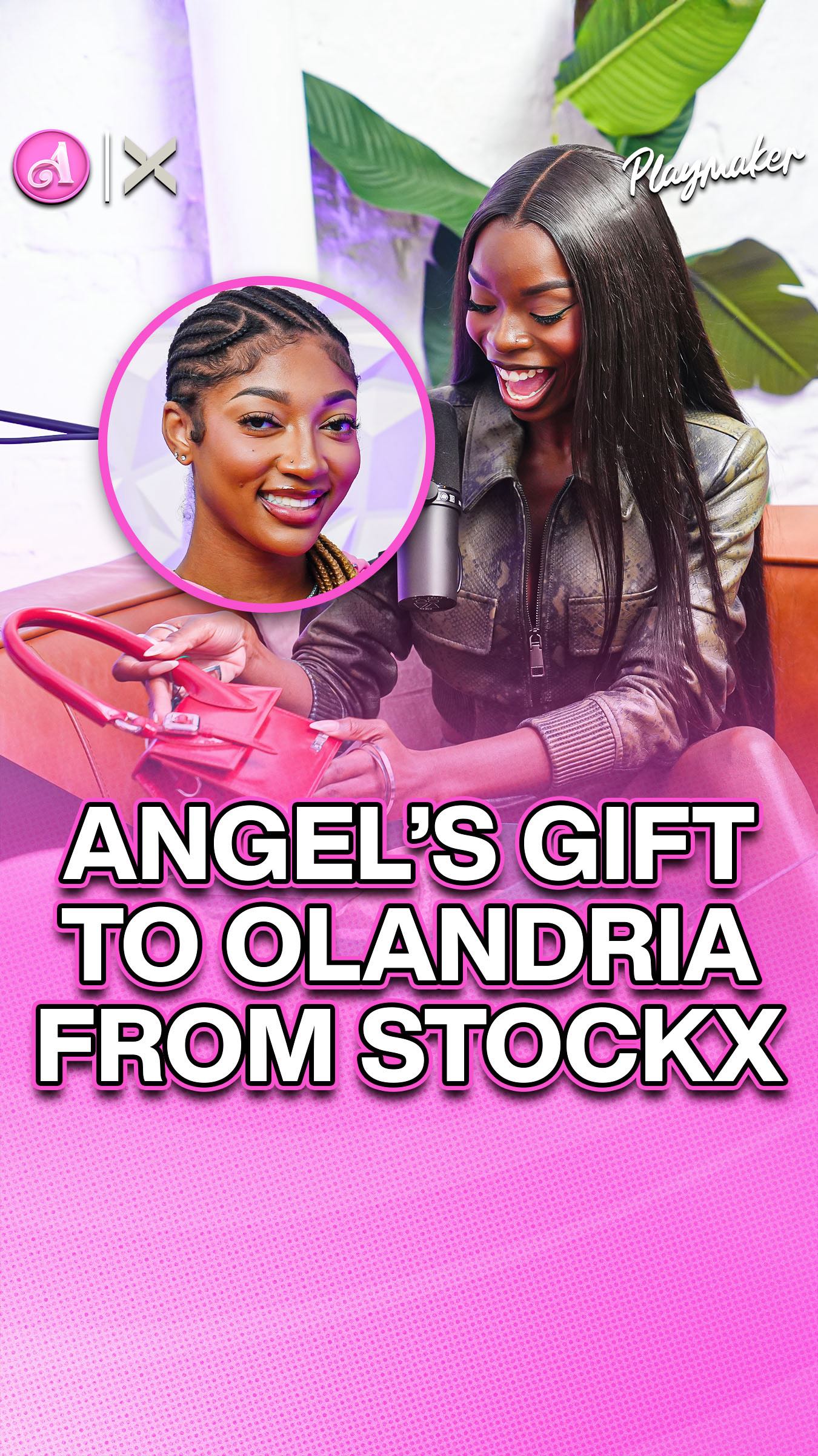 Instagram post by @unapologeticallyshow for StockX. Caption reads: Olandria from Love Island unboxes a special gift....