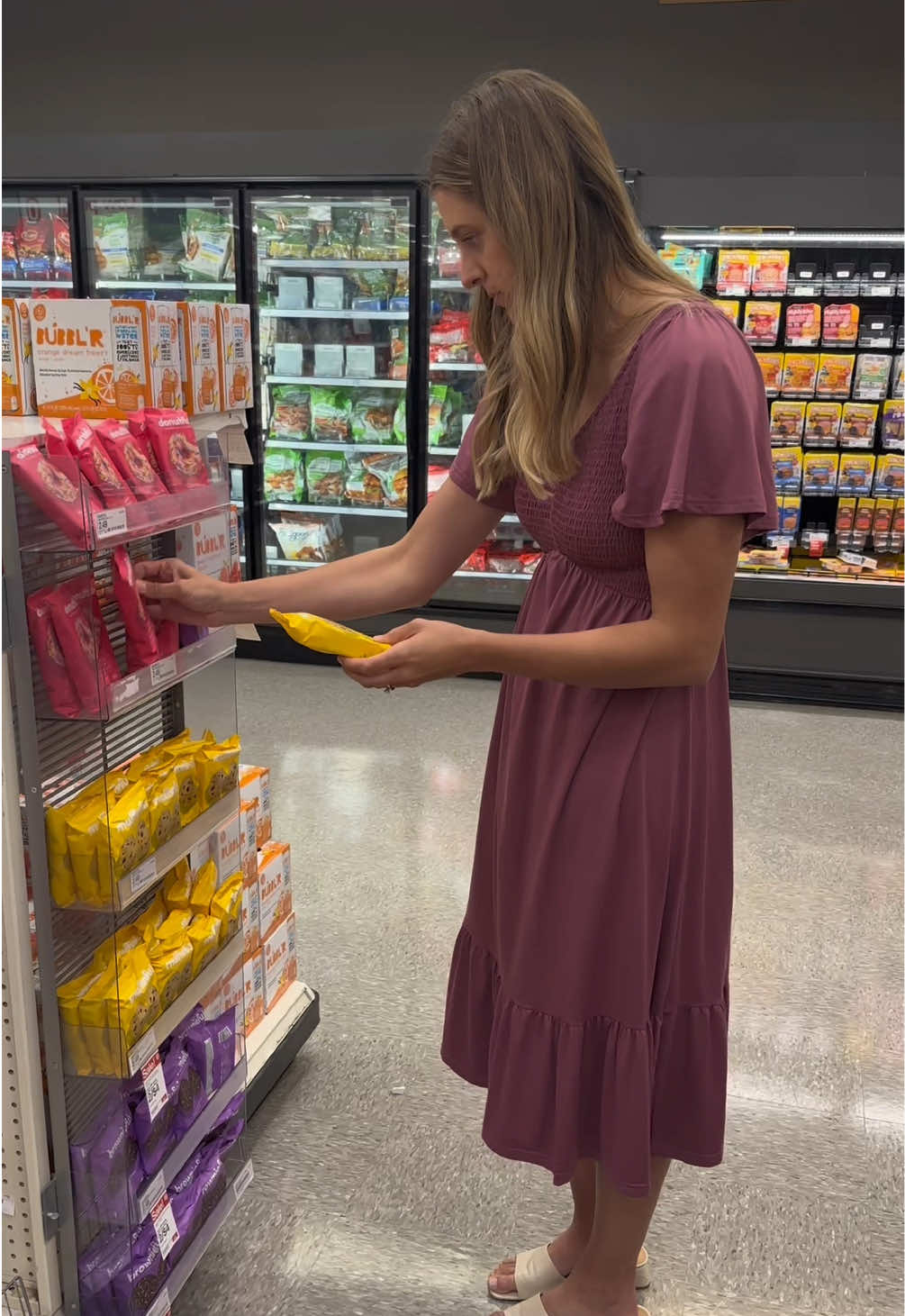 TikTok post by @kates.simple.livi for Donutful. Caption reads: a little target run to find the display case for....