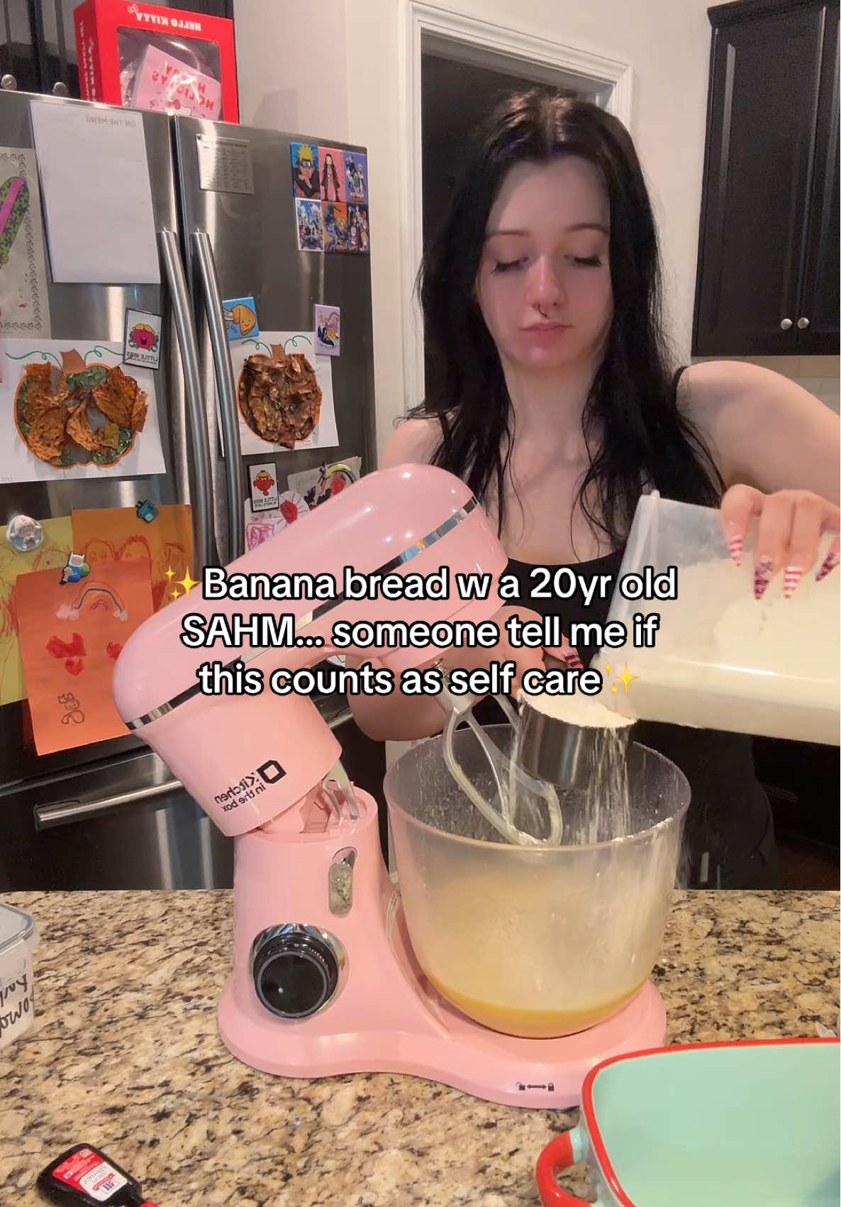 TikTok post by @_mariclaremaclamroc_ for Join Amble. Caption reads: This banana bread better taste as good as it made....