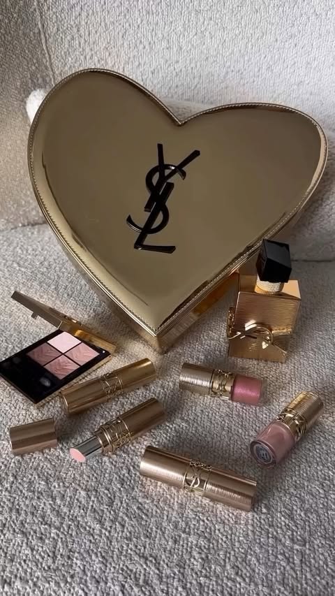 Instagram post by @souljafeebs for YSL Beauty. Caption reads: grwm this holiday season with @yslbeauty 🌟....