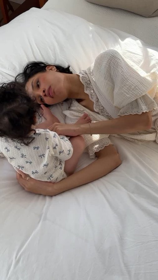 Instagram post by an influencer for Coterie. Caption reads: [...] your holy grail baby items!! @coterie....