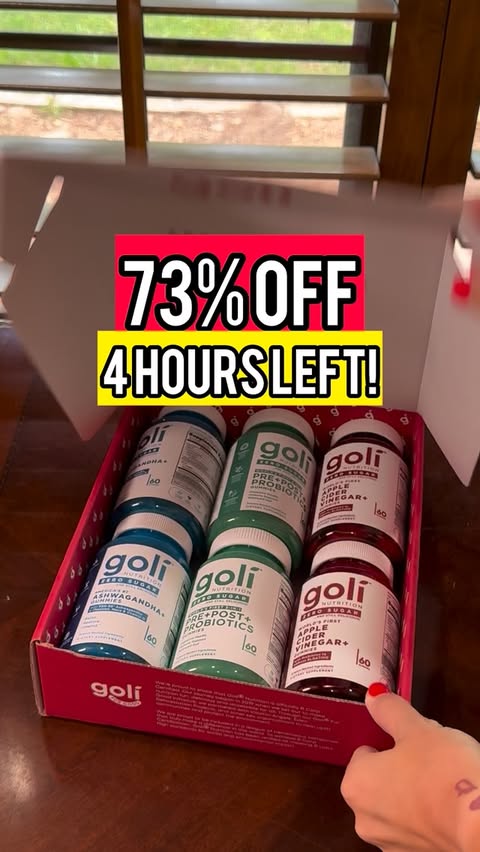 Instagram post by @cassie.c.morris for Goli Nutrition. Caption reads: HURRY! Ending soon! Stack code CASSIE50 at....