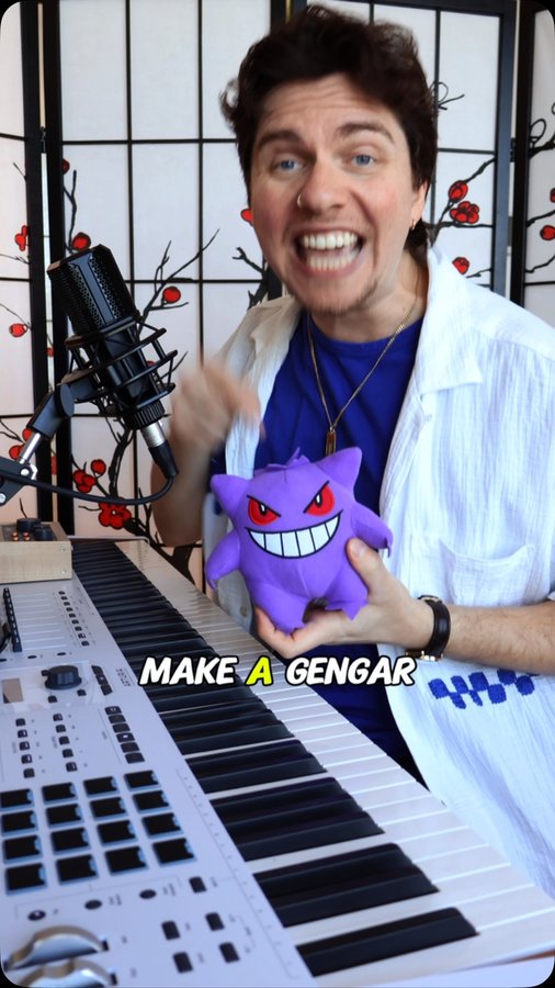 Instagram post by @chillseshmusic for LANDR. Caption reads: @landrmusic That Synth X goes CRAZY 🔥🔥🔥 [...].