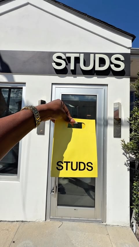 Instagram post by @gary.nisha for Studs. Caption reads: Complimentary piercing from @studs If you’ve been....