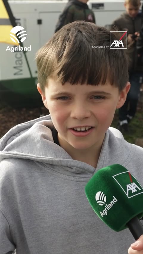 Instagram post by @agriland.ie for AXA. Caption reads: [...] three days! #Ploughing2026 Sponsored by....