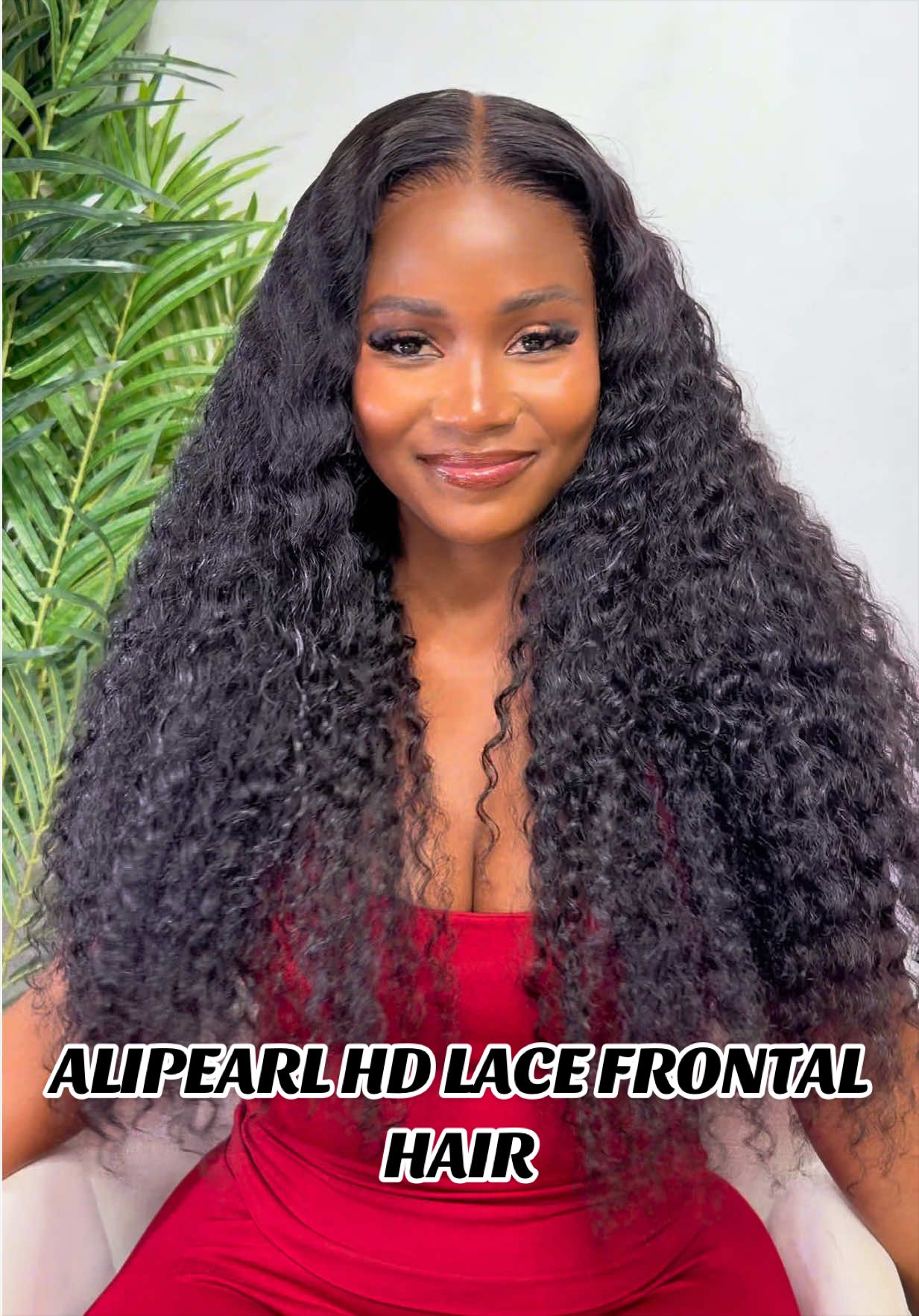 TikTok post by @precious_wiginflencer for Alipearl Hair. Caption reads: [...] This 28" Deep Wave from....