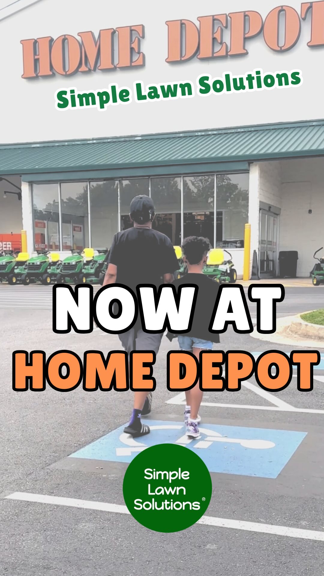 Instagram post by @girlzlawn for Simple Lawn Solutions. Caption reads: A fantastic liquid lawn fertilizer is just right....