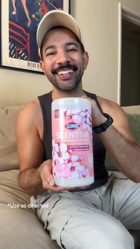 Instagram post by @themiguelluciano for Clorox. Caption reads: #CloroxPartner Reality TV is messy... but my [...].