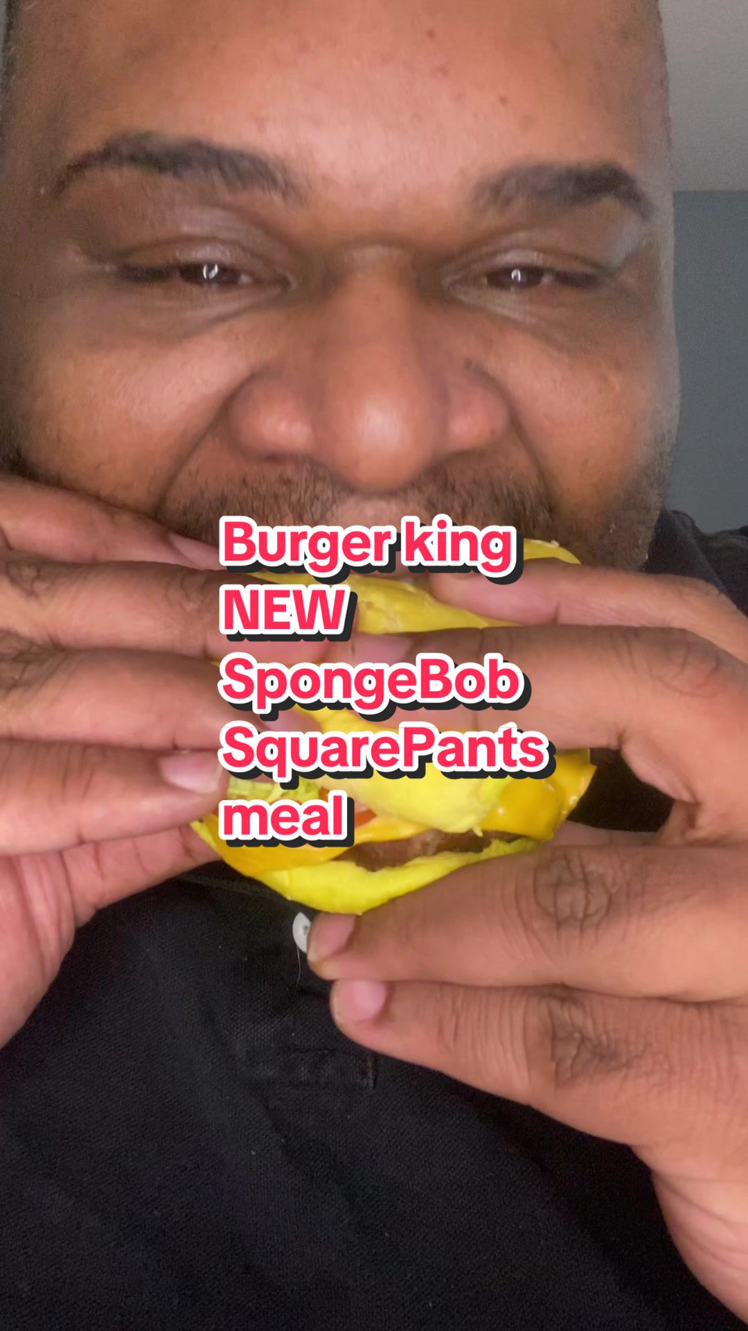 TikTok post by @john_loves_food for Burger King. Caption reads: @Burger King  NEW SPONSOR Bob Menu. [...].