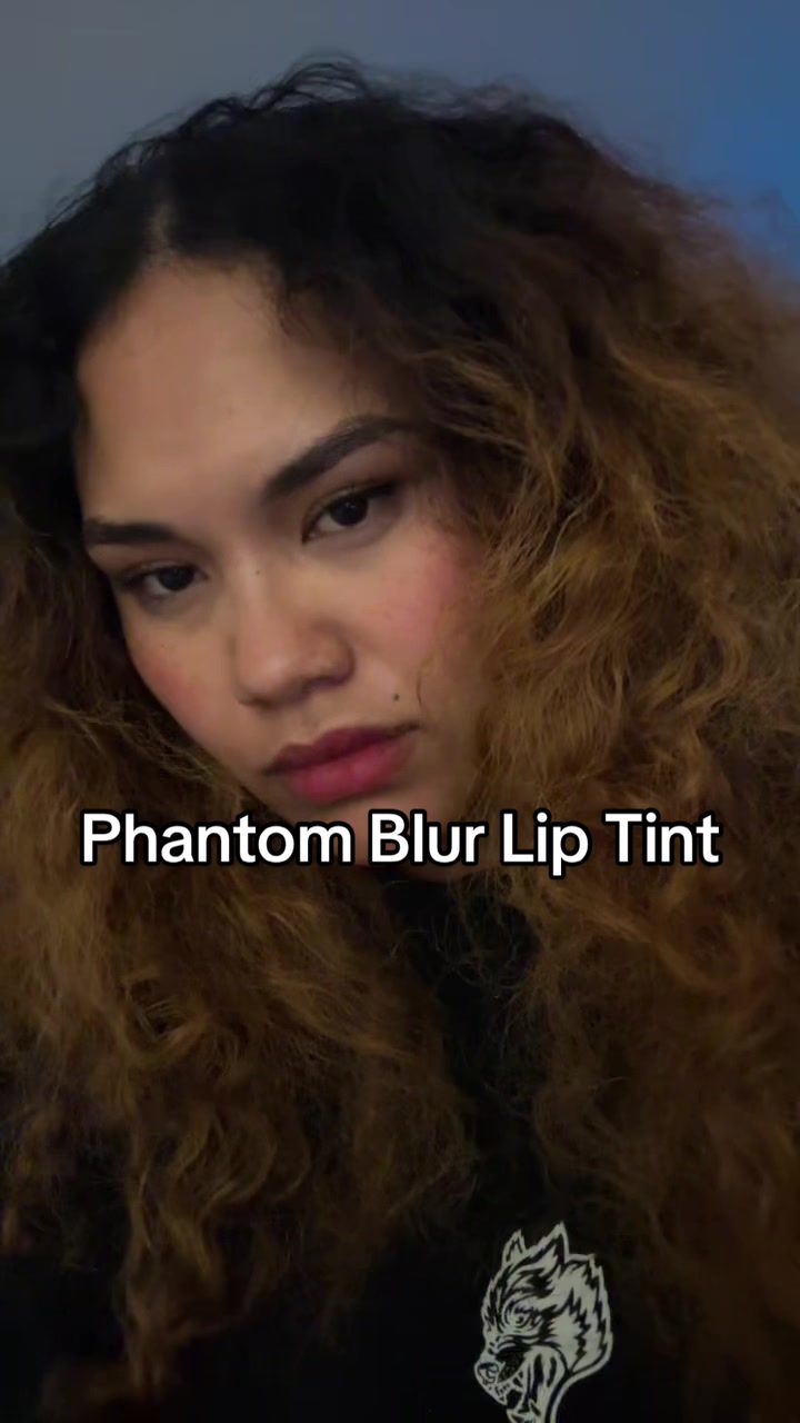 TikTok post by @soogamii for EM Cosmetics. Caption reads: [...] tint. Moisture without stickiness. @EM....