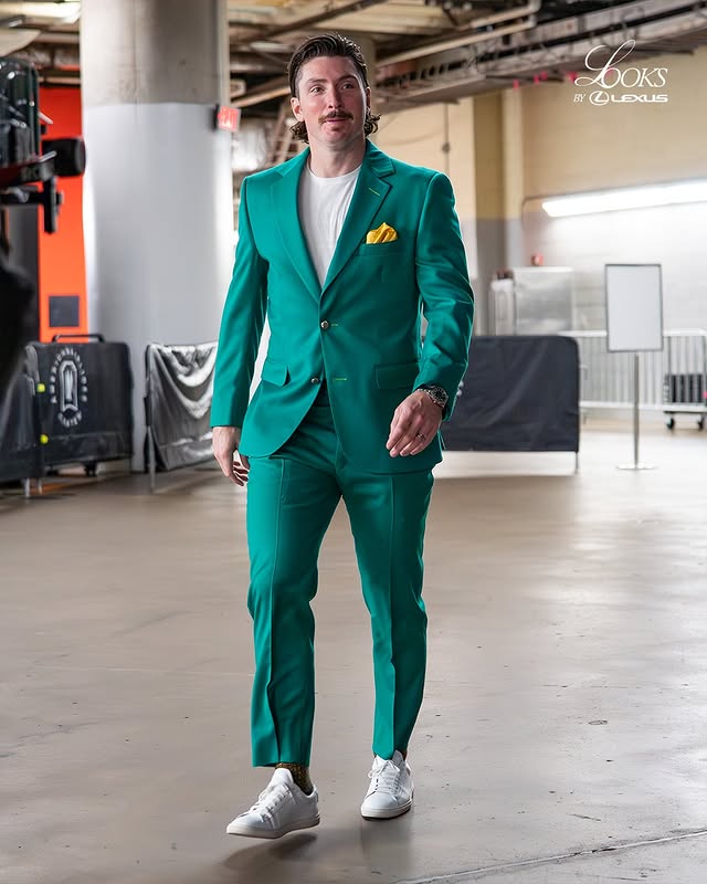 Instagram post by @matt9duchene for Lexus. Caption reads: Happy Masters weekend from Matt Duchene ⛳️.