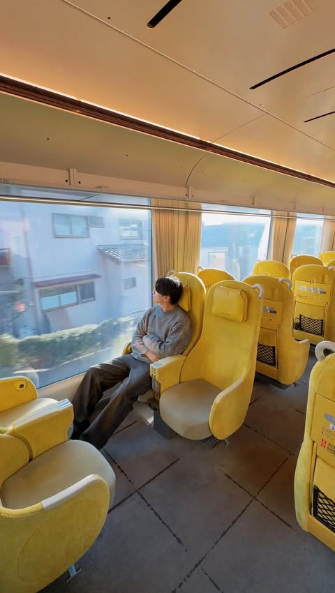 Instagram post by @jinfromjapan for Tokyo Tokyo. Caption reads: This is the train ride I didn’t know I....
