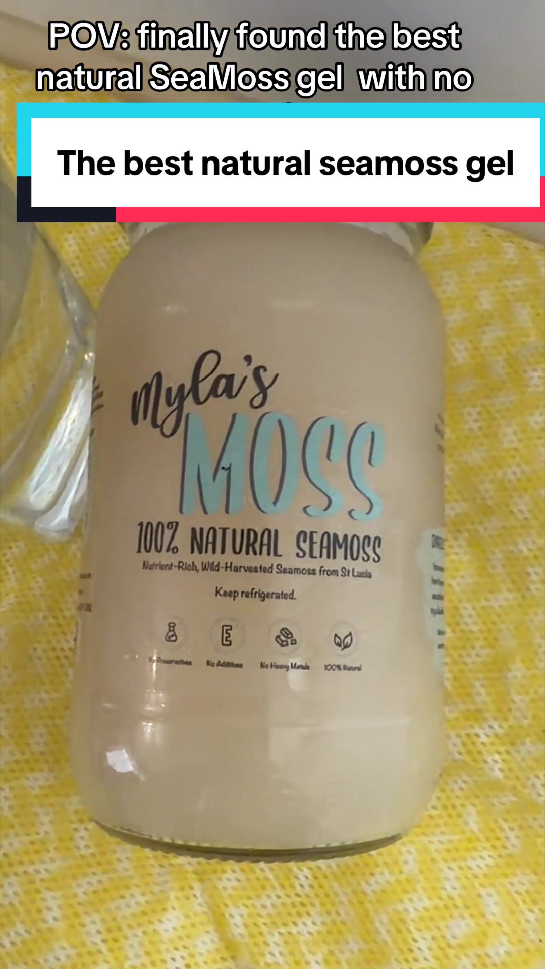 TikTok post by @shikasal for Myla's Moss. Caption reads: #creatorsearchinsights @MYLASMOSS the benefits of....