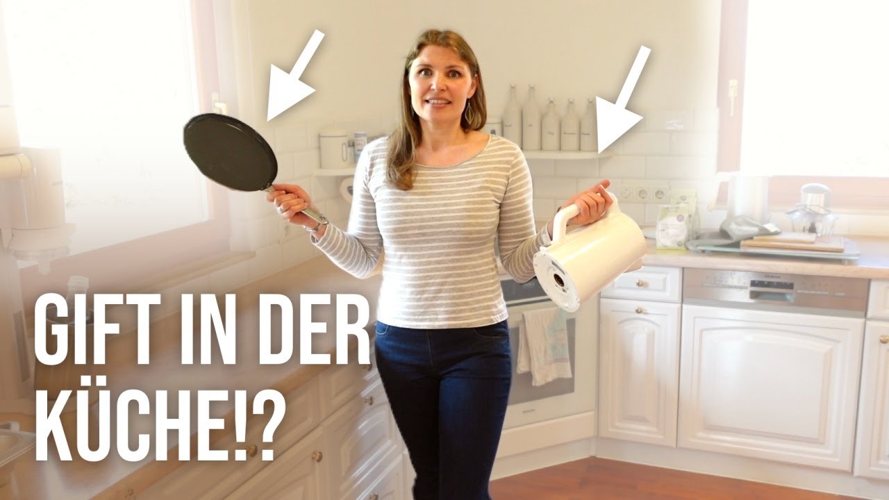 YouTube post by @AnnaVierfachmama for Ultenic. Caption reads: Microplastics, Teflon & Co: what I'm replacing now.