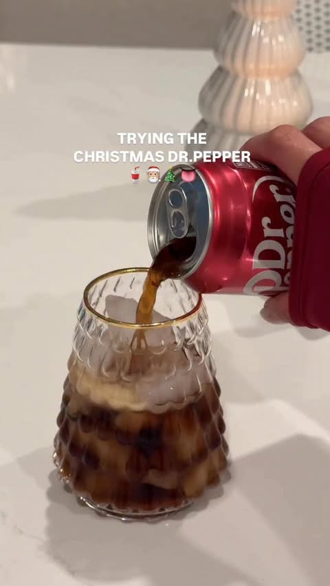 Instagram post by @laurscardina for Dr Pepper. Caption reads: Would you guys try this!? 

I don’t love eggnog so....