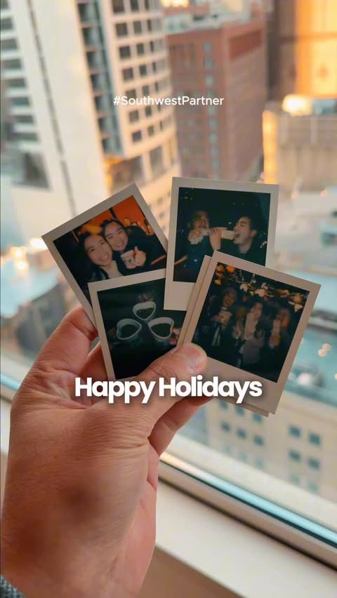 Instagram post by @maxmilespoints for Southwest Airlines. Caption reads: 🎄Flying thousands of miles to spread some joy....