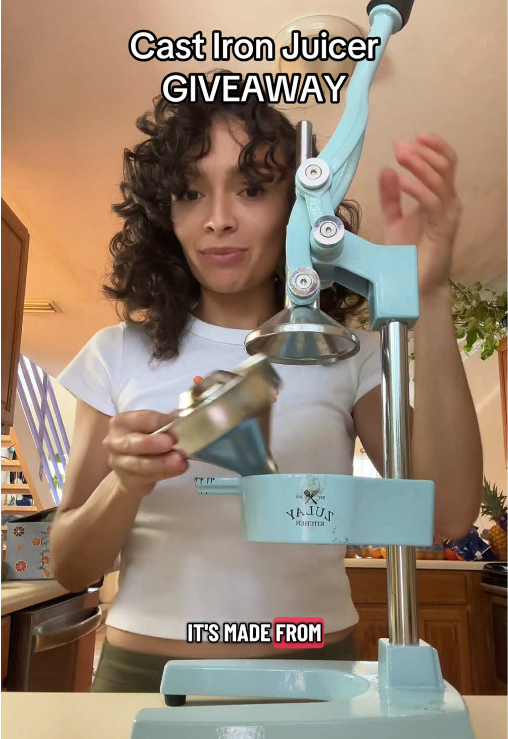 TikTok post by @smallandfragileclub for Zulay Kitchen. Caption reads: ✨ GIVEAWAY TIME ✨ I’ve teamed up with Zulay....