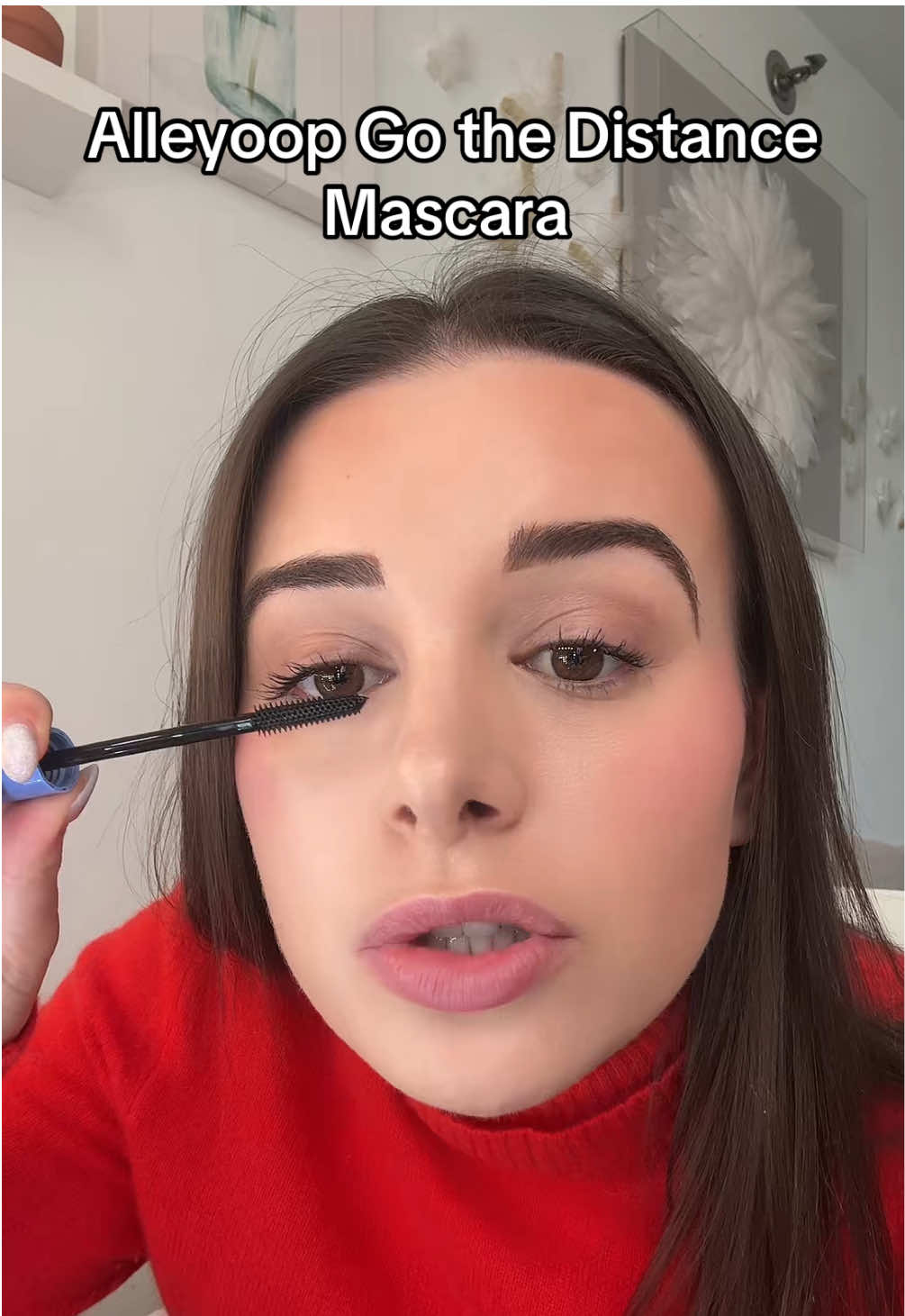 TikTok post by @allylangan for Alleyoop. Caption reads: The Best Mascara #alleyoop #alleyoopmakeup....