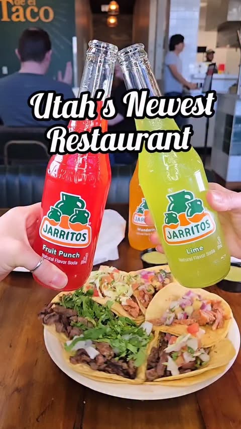 Instagram post by @slcfoodie for Jarritos. Caption reads: [...] your bite. ​To Drink: Ice-cold @jarritos....