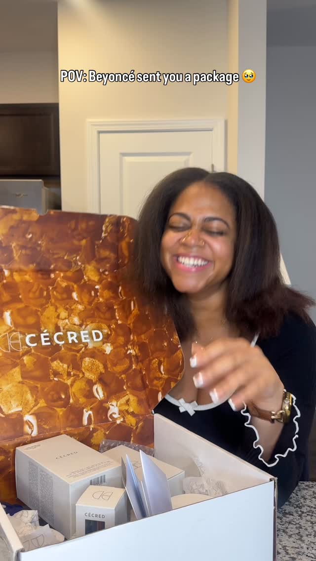 Instagram post by @_madamj for Cécred. Caption reads: [...] 🥹💙🤍 thank youuu team! #cecred #cécred....