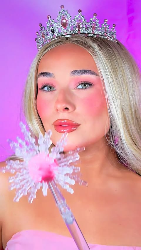 Instagram post by @caradowntonn for balibody. Caption reads: WICKED inspired makeup 🎀💕 using the @balibody....