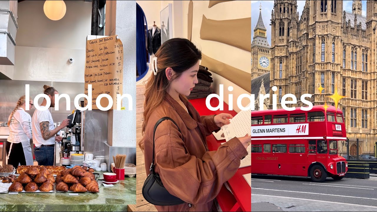 YouTube post by @dearnessie for Daniel Wellington. Caption reads: life in london 🇬🇧 corner shop, pub dates,....