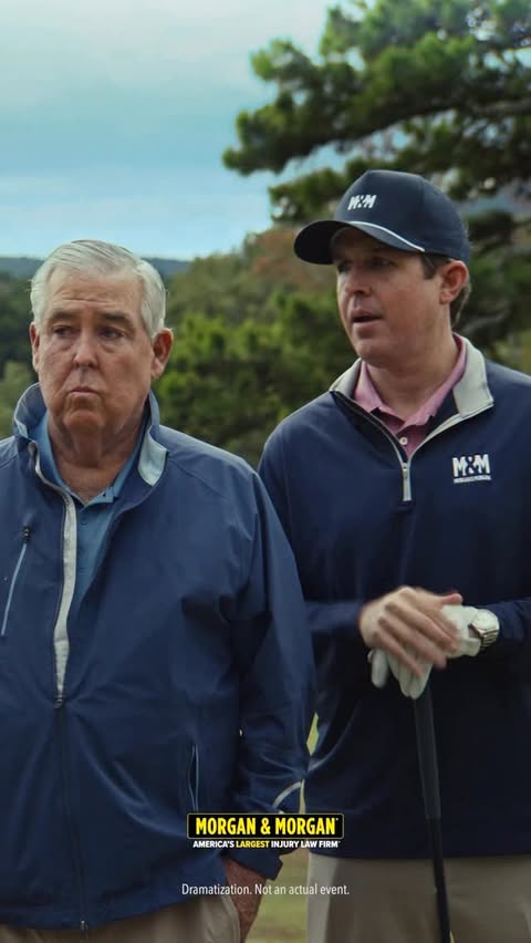 Instagram post by @pga_johndaly for Morgan & Morgan. Caption reads: Morgan & Morgan and Daly & Daly... total power....