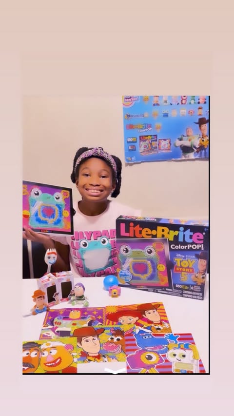 Instagram post by @girlbossmommie_x3 for Basic Fun!. Caption reads: ✨🚀 TO INFINITY AND BEYOND! 🚀✨@basicfuntoys Okay,....