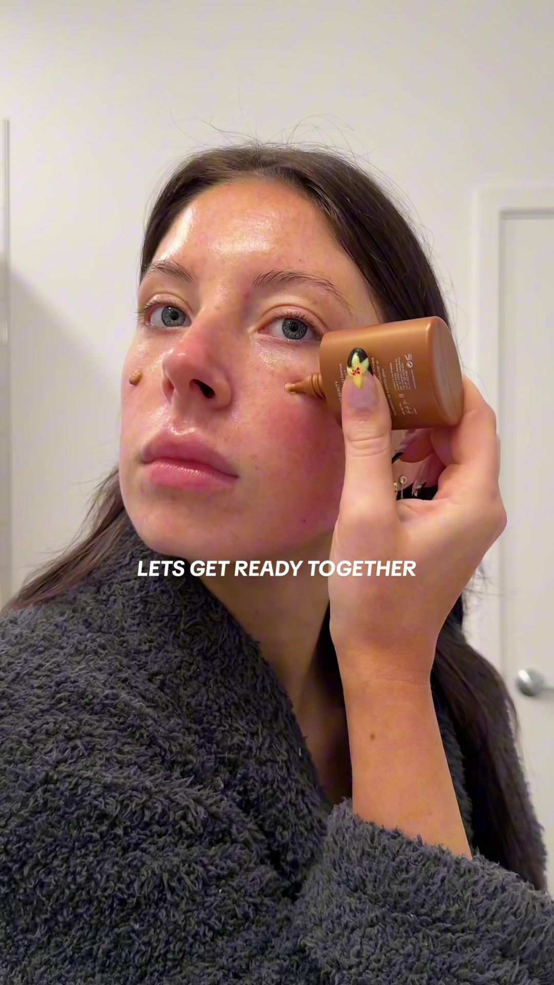 TikTok post by @connerbabcock for Fenty Beauty. Caption reads: Get ready with me & @IPSY ! Using all the products....