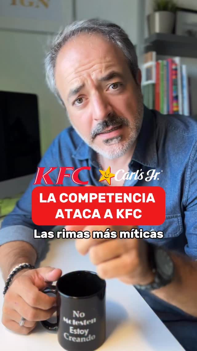 Instagram post by @ivanjpereda for Kfc. Caption reads: Sígueme para más. Así es la respuesta de....