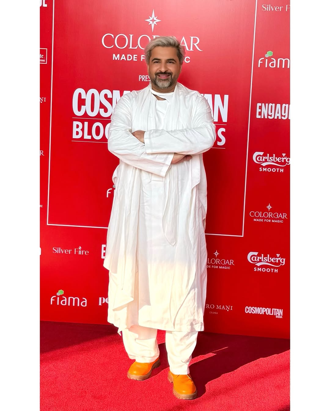 Instagram post by @suvirsaran for Colorbar Cosmetics. Caption reads: What an honor it was to be celebrating the most....