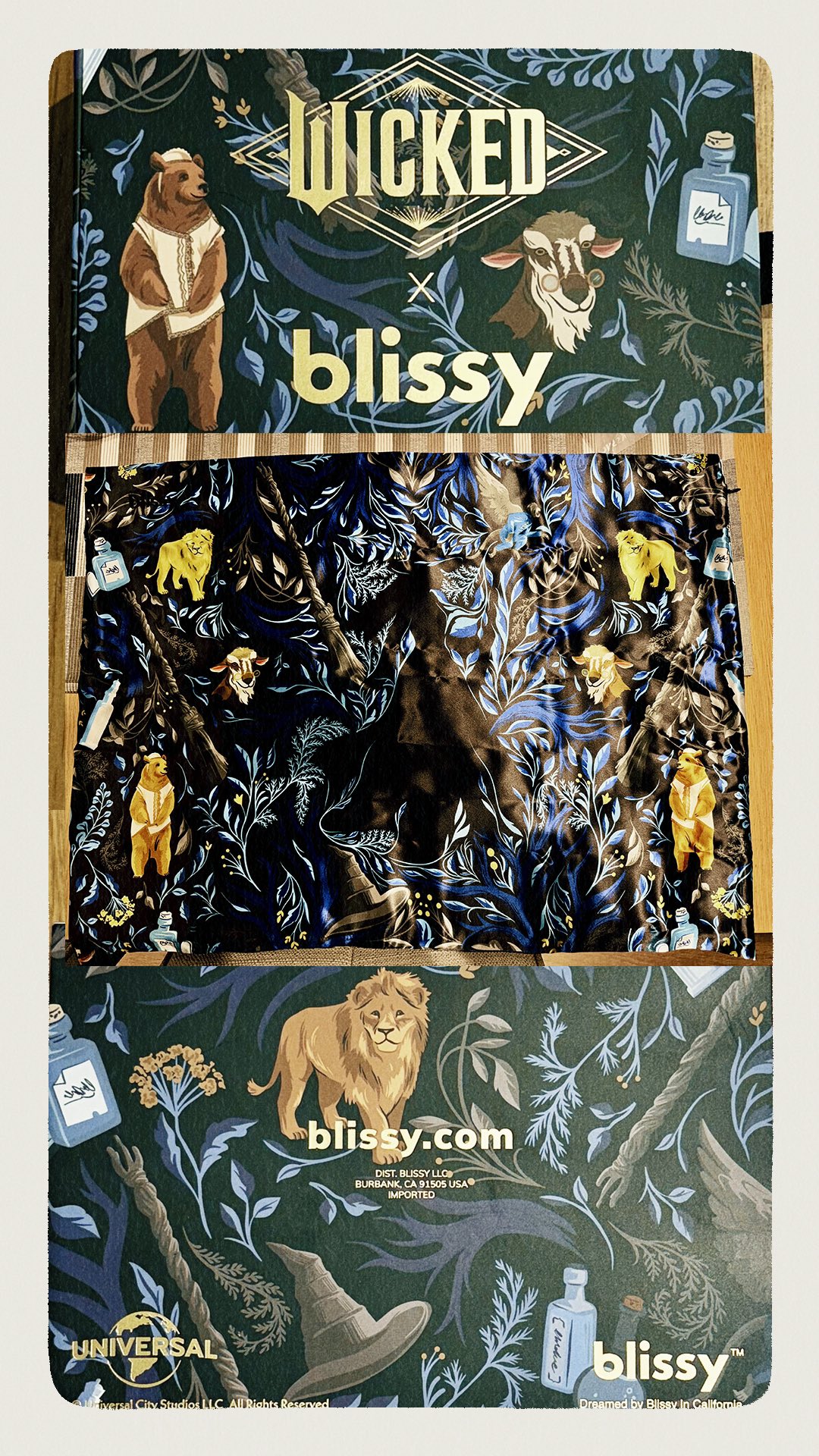 Instagram post by @jbaileydaily for Blissy. Caption reads: #Gifted Massive gratitution to the team at....