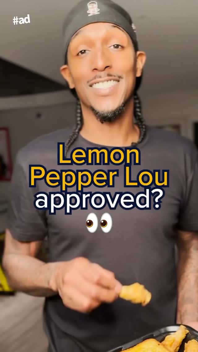 Instagram post by @louwillville for Zaxby's. Caption reads: #ad @realzaxbys Lemon Pepper wings have officially....