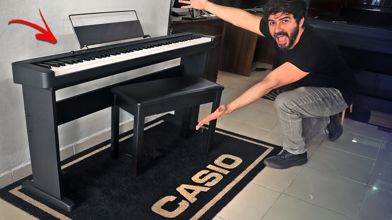 YouTube post by @FranzVentura for Hotmart. Caption reads: TESTEI O CASIO MAIS BARATO - Franz Ventura.