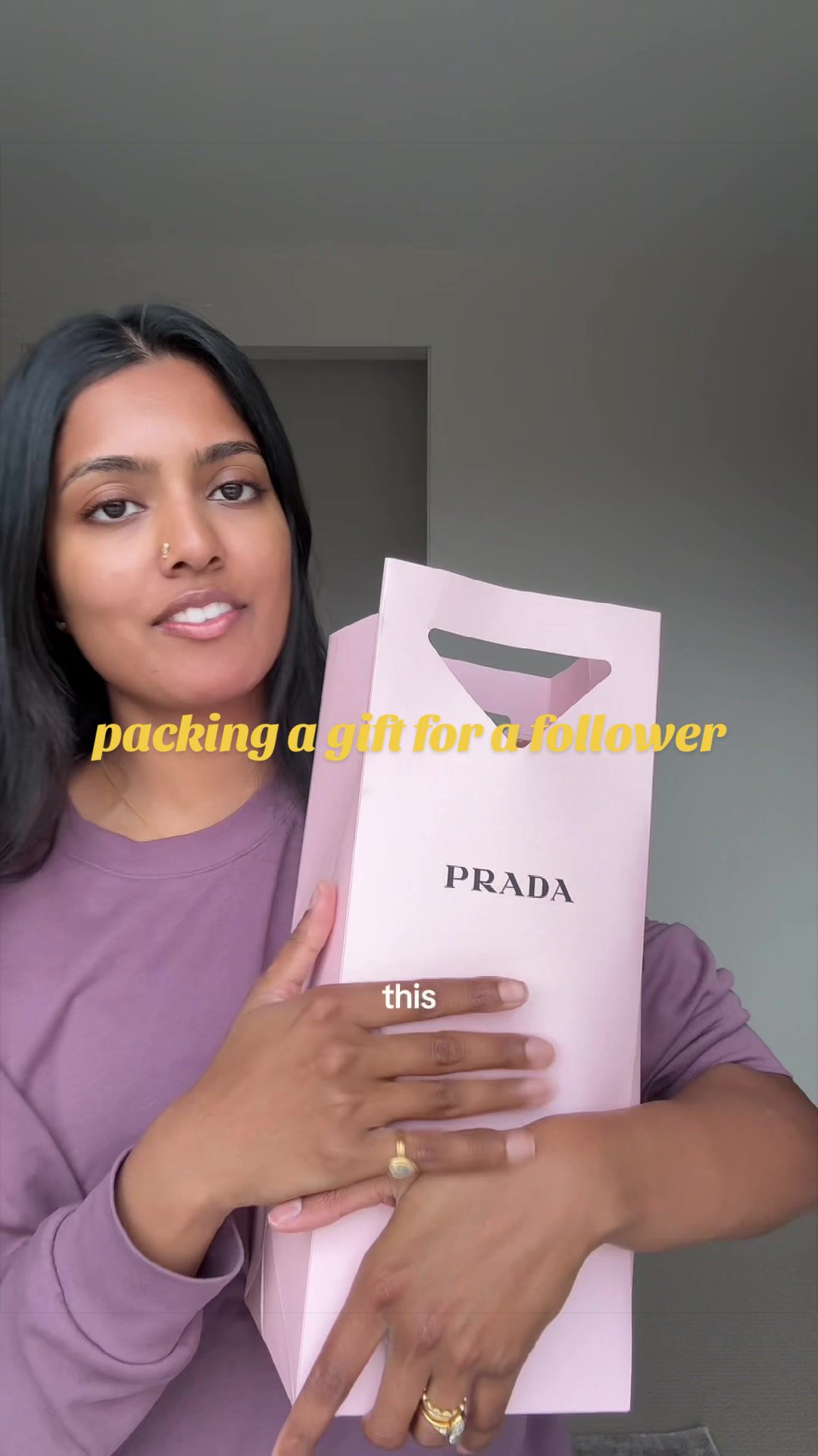 TikTok post by @dhivya.srii for Briogeo. Caption reads: [...] she loves it!! @sephora @sephoracanada....
