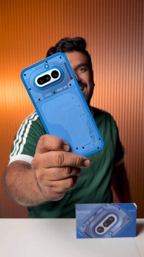 Instagram post by @salimbaba_technical for nothing. Caption reads: Nothing 4a Review. Lauched In UAE [...].