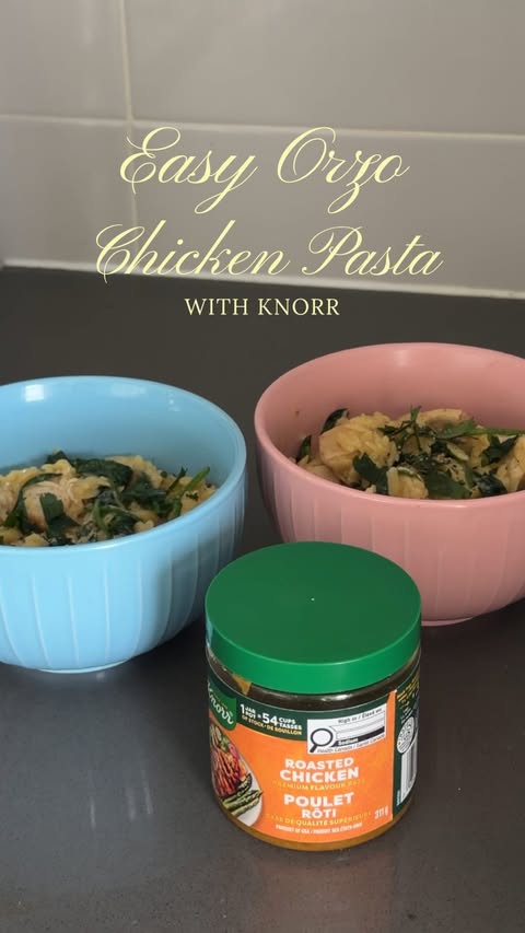 Instagram post by @ohh.miaa for Knorr US. Caption reads: #KnorrPartner Who said girl dinners has to be....
