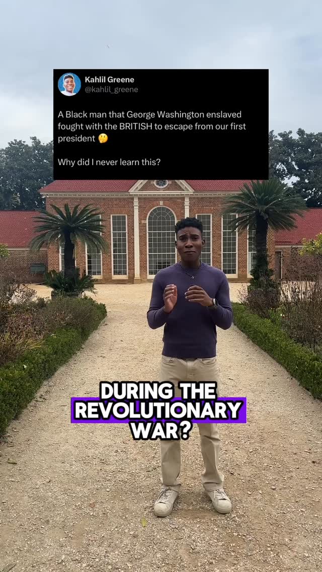 Instagram post by @kahlil.greene for PBS. Caption reads: [...] to learn more.

#AmericanRevolutionPBS....