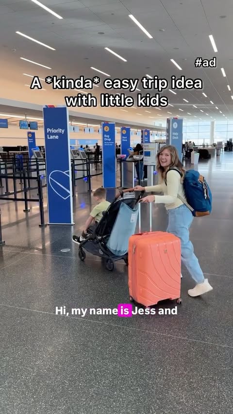 Instagram post by @whereisbriggs for Southwest Airlines. Caption reads: Okay, so there’s not a *completely* easy trip if....