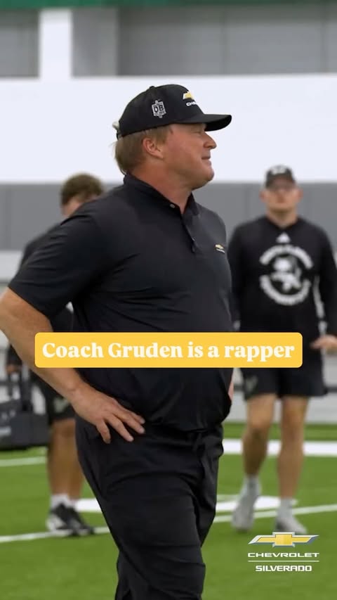 Instagram post by @taylengreen for Barstool Sports. Caption reads: What would Jon Gruden’s rap name be? Presented by....