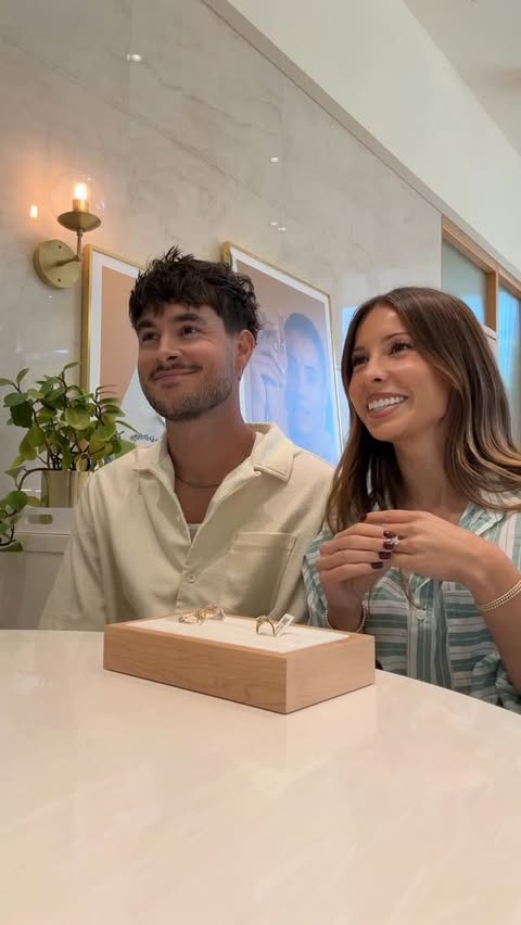 Instagram post by @ayla_woodruff for Brilliant Earth. Caption reads: [...] into getting engaged!! Thank you....