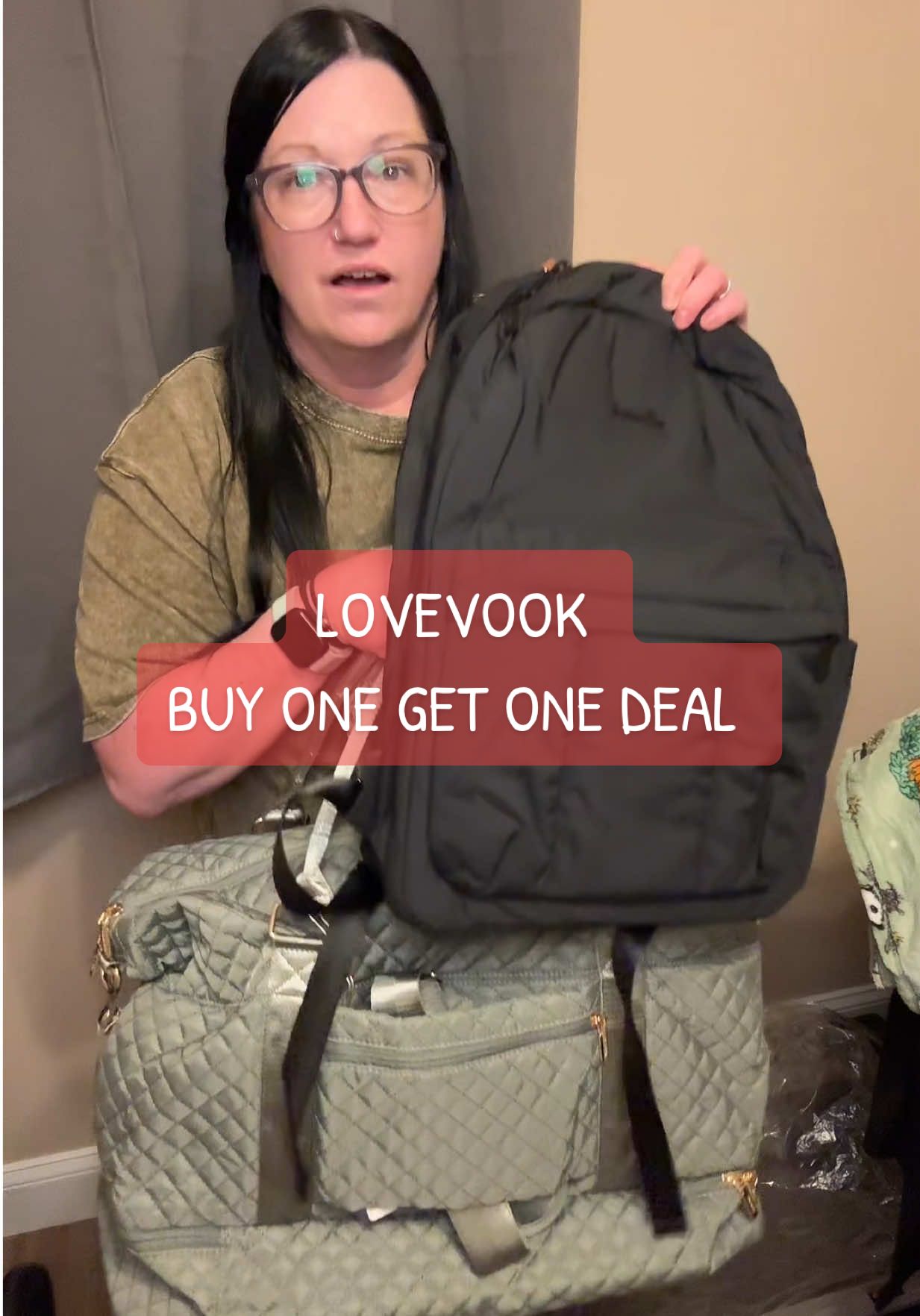 TikTok post by @trishie1026 for Lovevook. Caption reads: [...] HURRY!! WHILE SUPPLIES LAST! #lovevook....